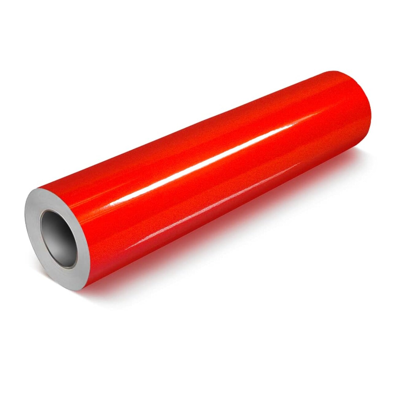 DECO65 Reflective Permanent Adhesive Craft Vinyl Roll for Cricut, Silhouette & Cameo (Red, 12" x 4ft (w/Transfer 12" x 12"))